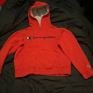 Champion Bold Red Pullover Hoodie